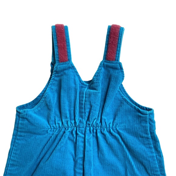 Vintage Fisher Price Overalls Baby Toddler Blue Corduroy - Picture 10 of 11